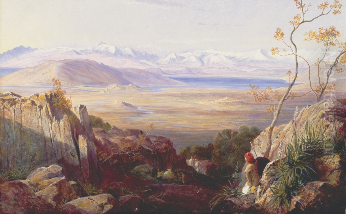 Butrinto, Albania Oil Painting by Edward Lear Butrinto, Albania Oil Painting by Edward Lear