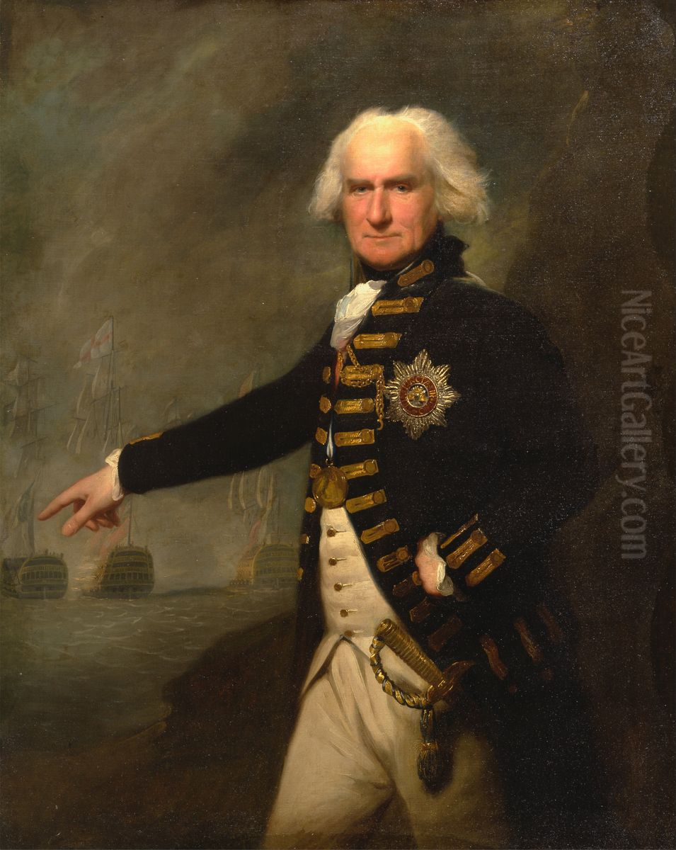 Admiral Lord Bridport Oil Painting by Lemuel-Francis Abbott