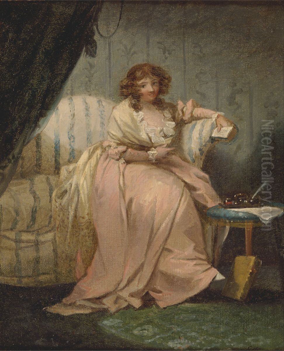 A Woman Called Anne, the Artist's Wife Oil Painting by George Morland