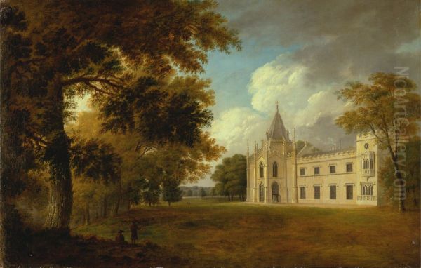 Lee Priory, Kent Oil Painting by John Dixon
