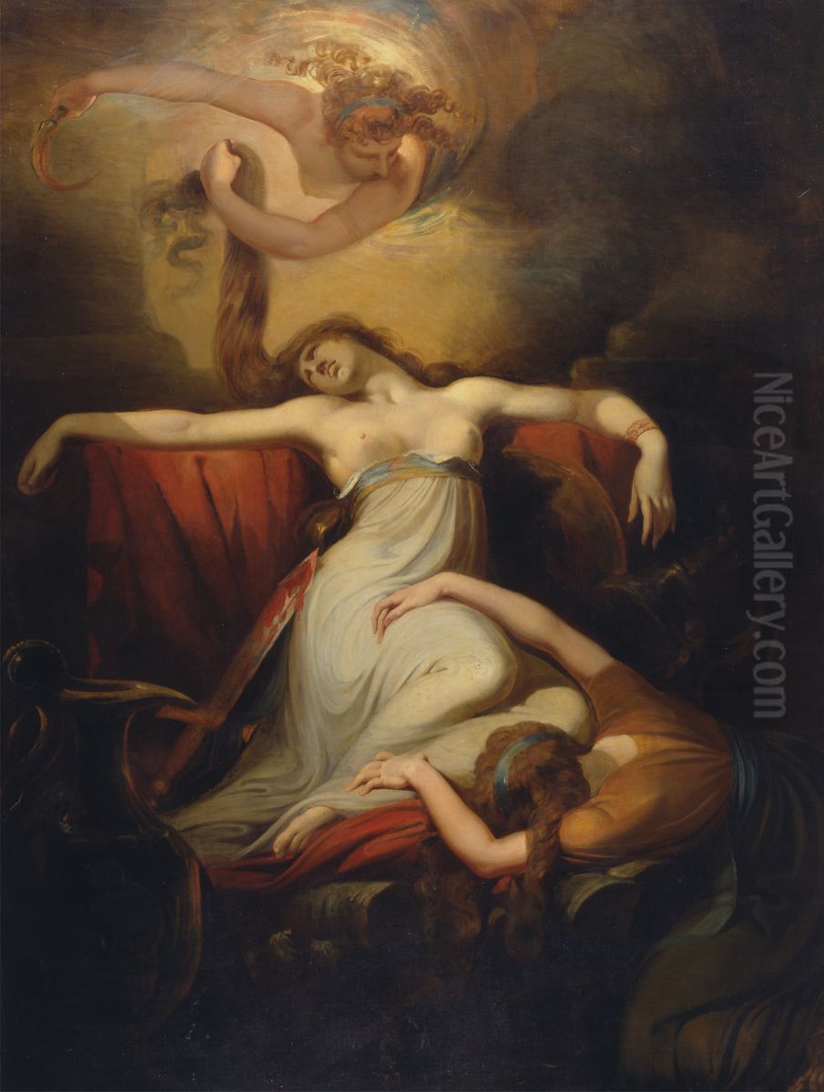 Dido Oil Painting by Henry Fuseli