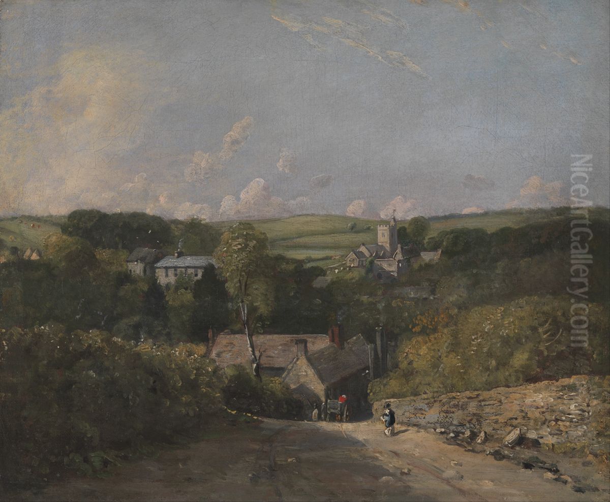 Osmington Village Oil Painting by John Constable