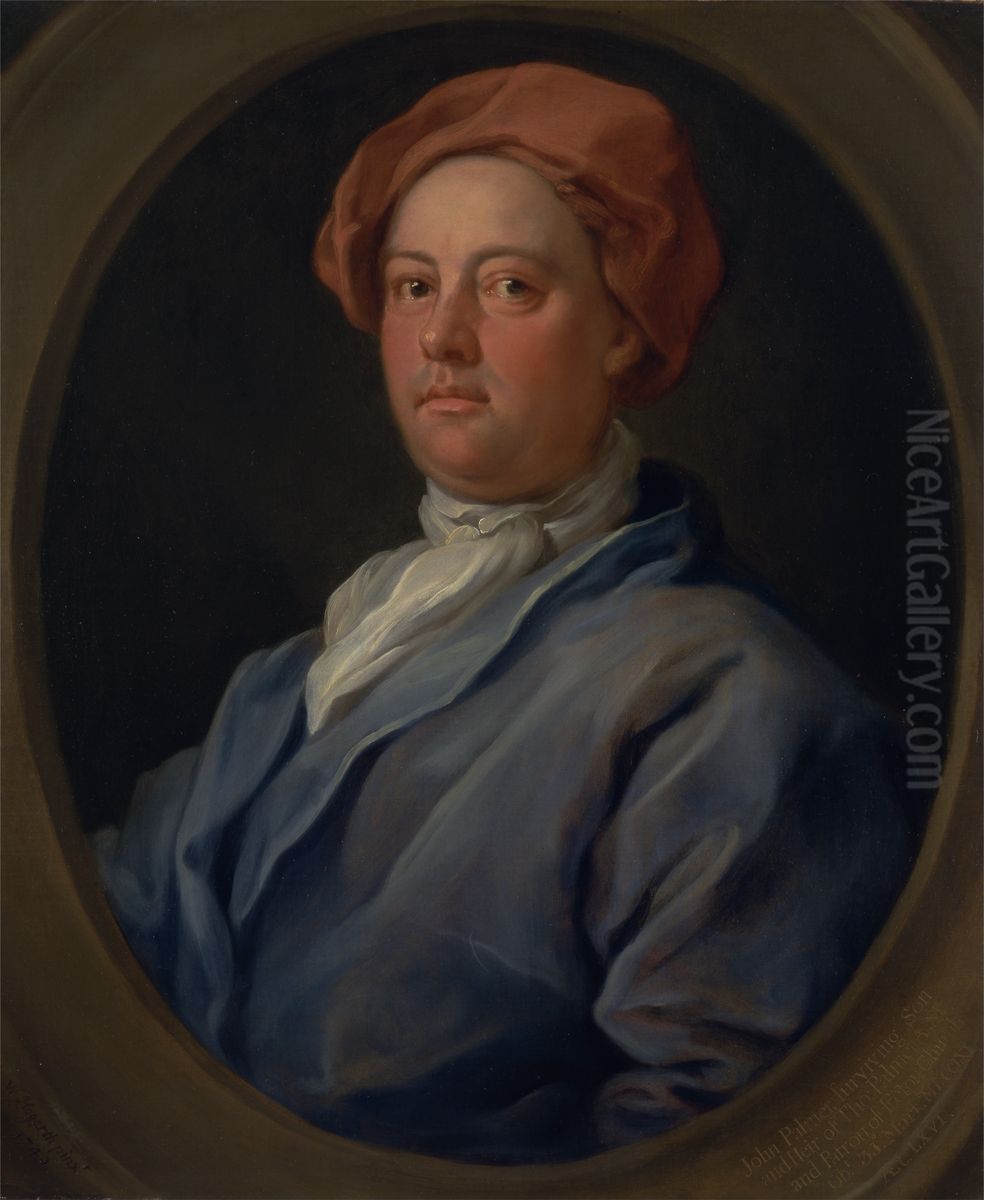 John Palmer, Barrister of the Inner Temple Oil Painting by William Hogarth
