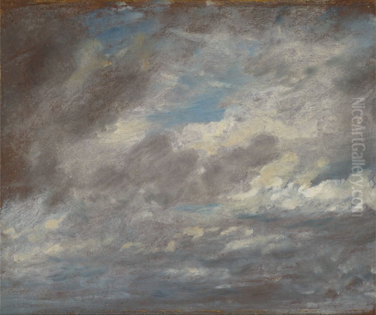 Cloud Study Oil Painting by John Constable