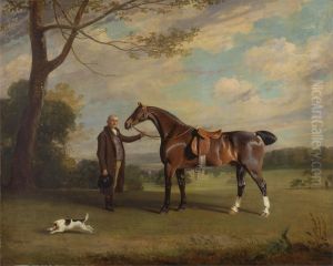 The Earl of Shrewsbury's Groom Holding a Hunter