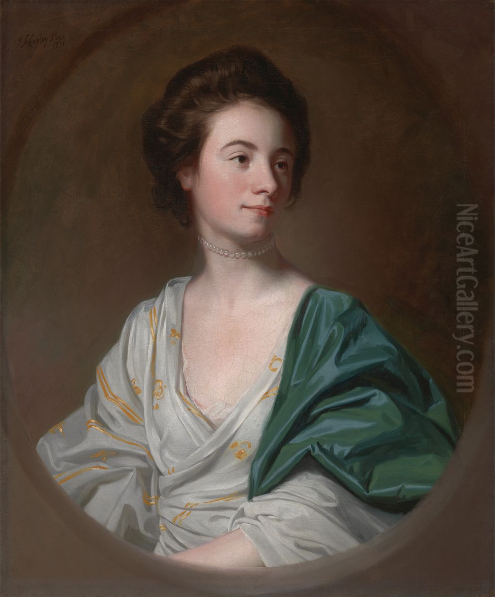 Mrs. Robert Hyde Oil Painting by John Singleton Copley