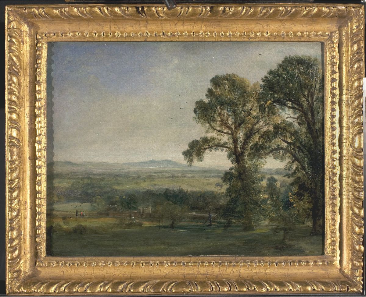 Bardon Hill, Coleorton Hall Oil Painting by John Constable