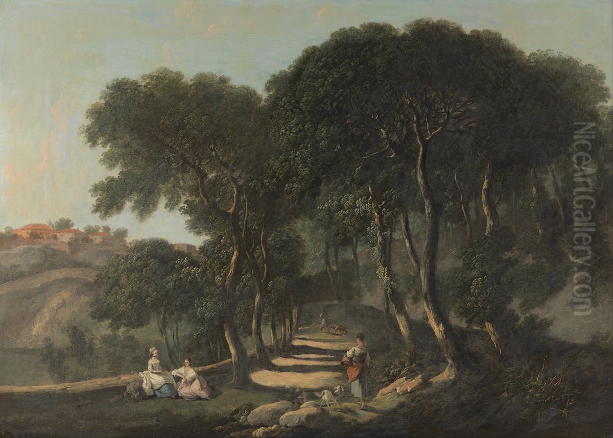 View near Rome Oil Painting by Nathaniel Dance-Holland