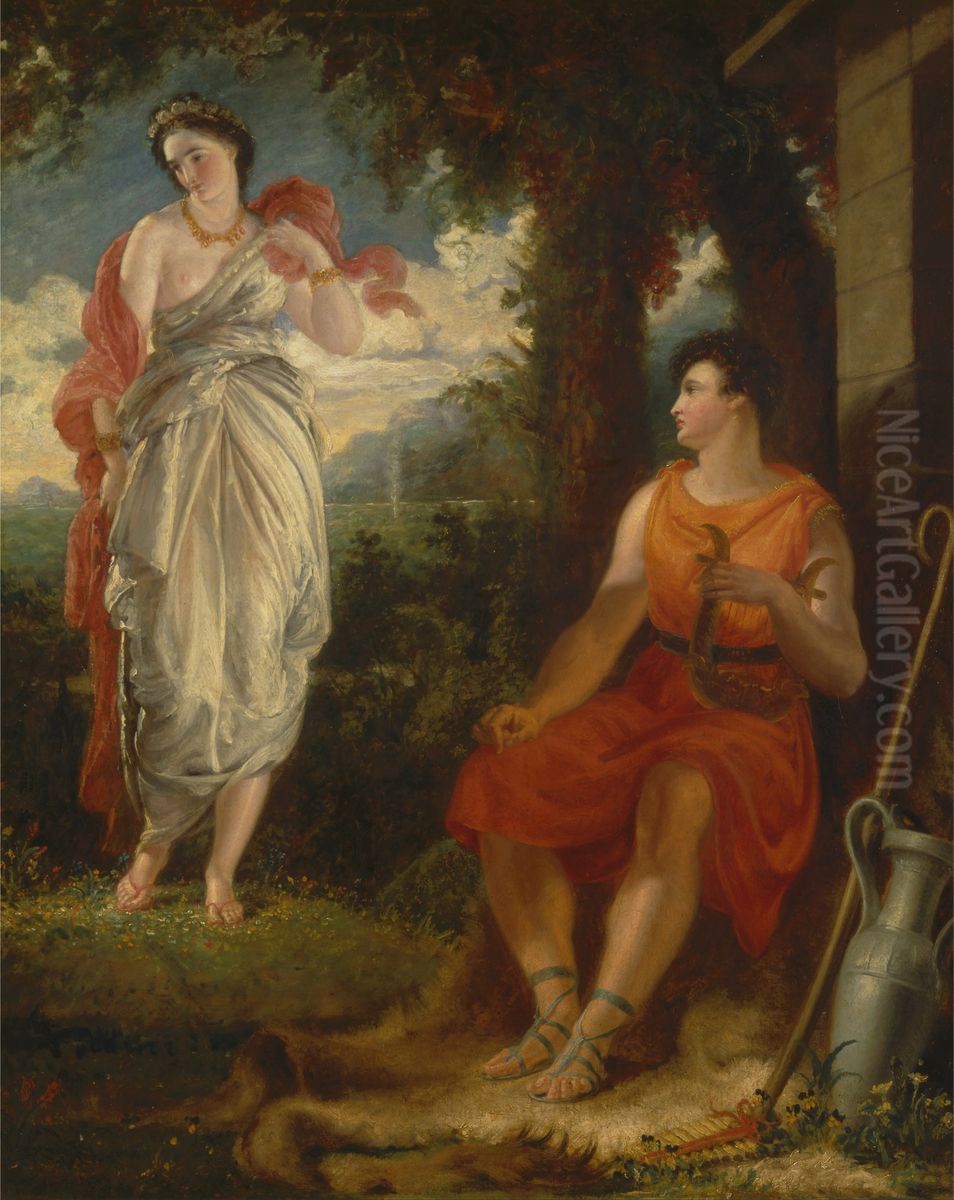 Venus and Anchises Oil Painting by Benjamin Haydon