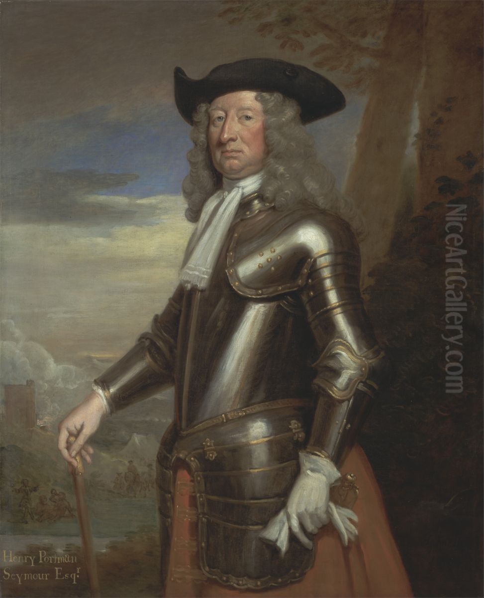 Henry Portman Seymour Oil Painting by Godfrey Kneller