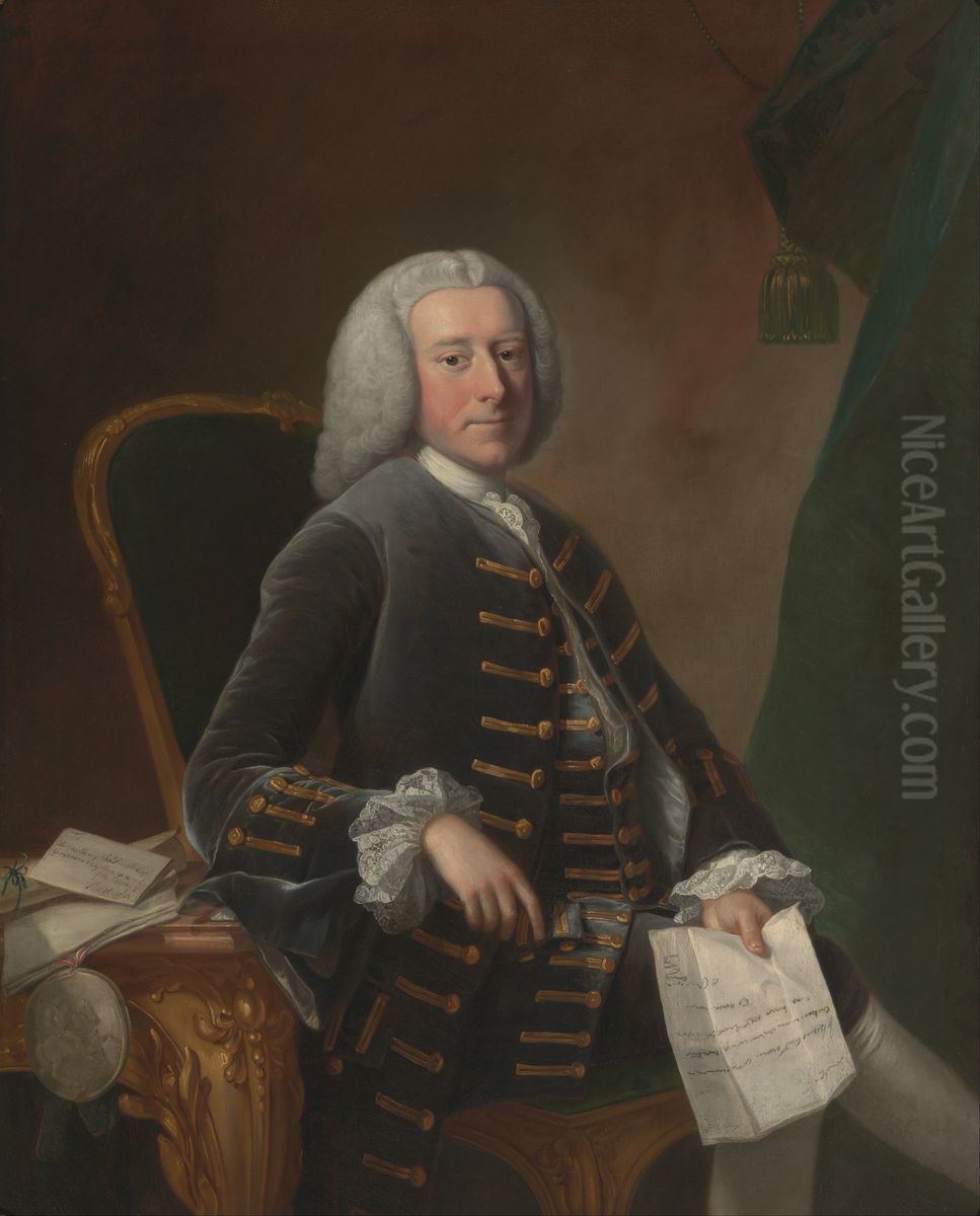 Charles Pinfold Oil Painting by Thomas Hudson