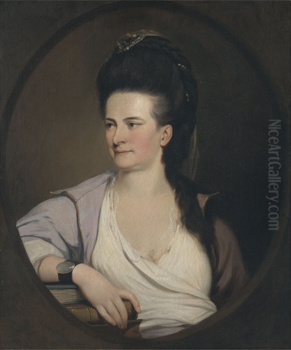 An Unknown Woman Oil Painting by John Hamilton Mortimer