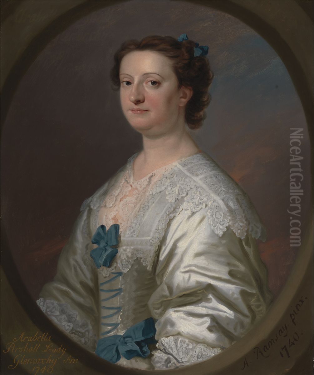 Arabella Pershall, Lady Glenorchy Oil Painting by Allan Ramsay