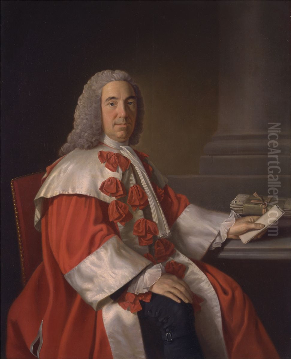 Alexander Boswell, Lord Auchinleck Oil Painting by Allan Ramsay