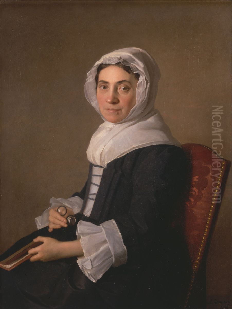 Mary Adam Oil Painting by Allan Ramsay