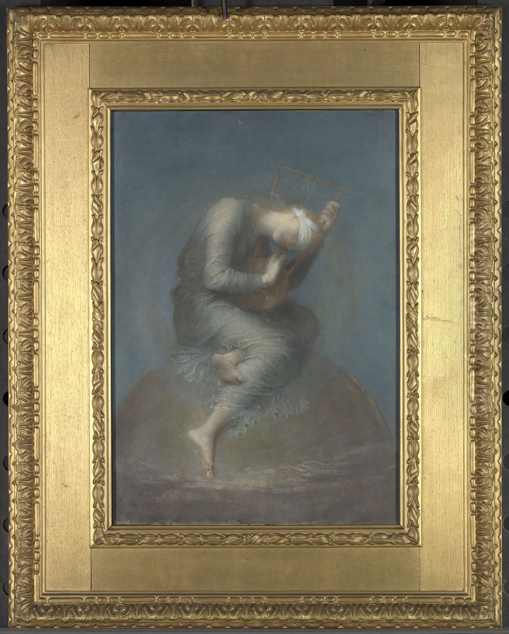 Hope Oil Painting by George Frederic Watts