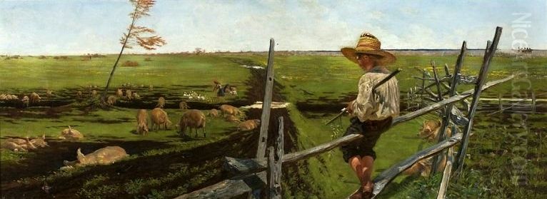 Memories of youth Oil Painting by Jacek Malczewski