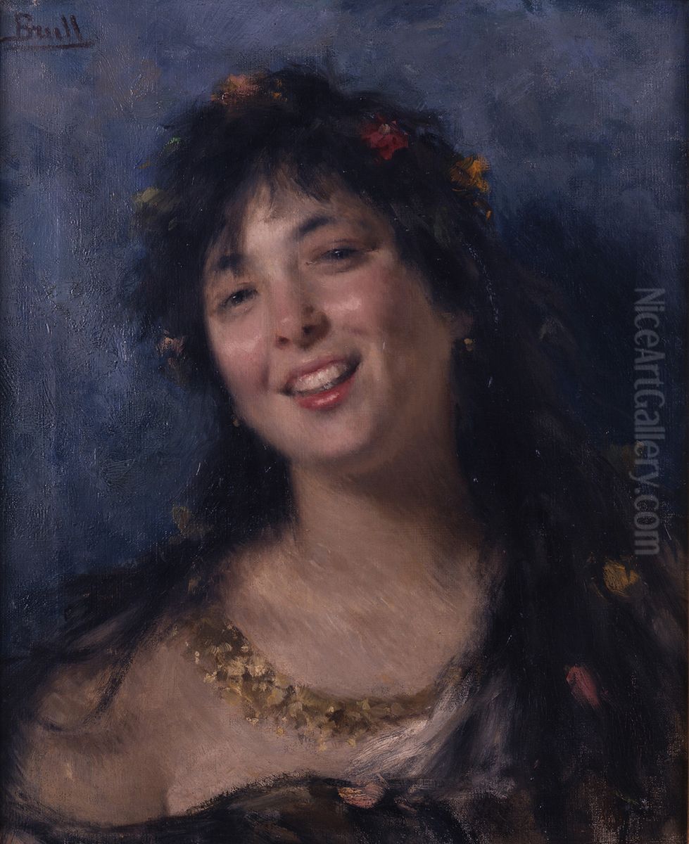 Riallera Oil Painting by Joan Brull Vinyoles