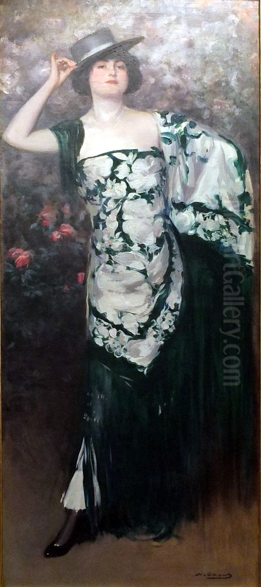 Cordova woman Oil Painting by Ramon Casas