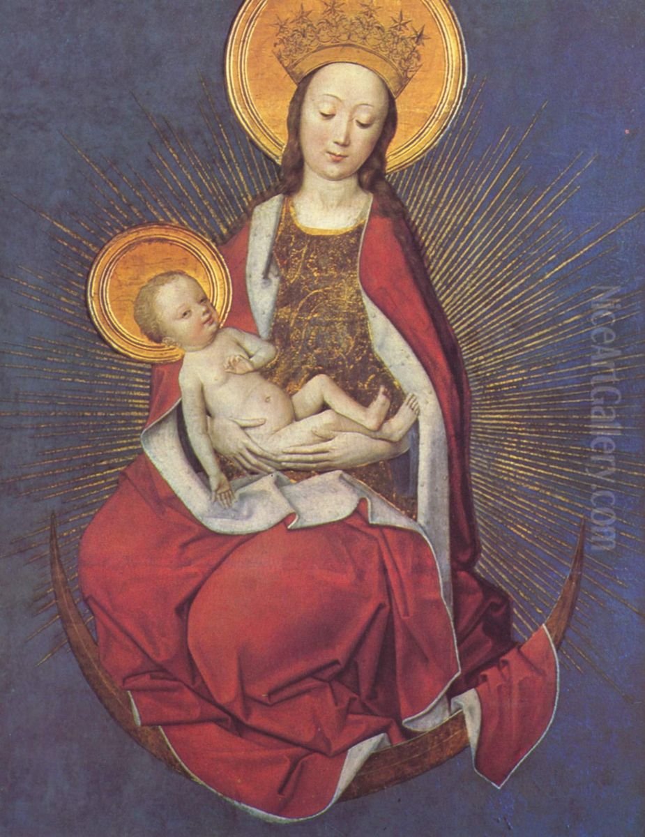 Mondsichel-Madonna Oil Painting by Master of the Life of the Virgin Mondsichel-Madonna Oil Painting by Master of the Life of the Virgin