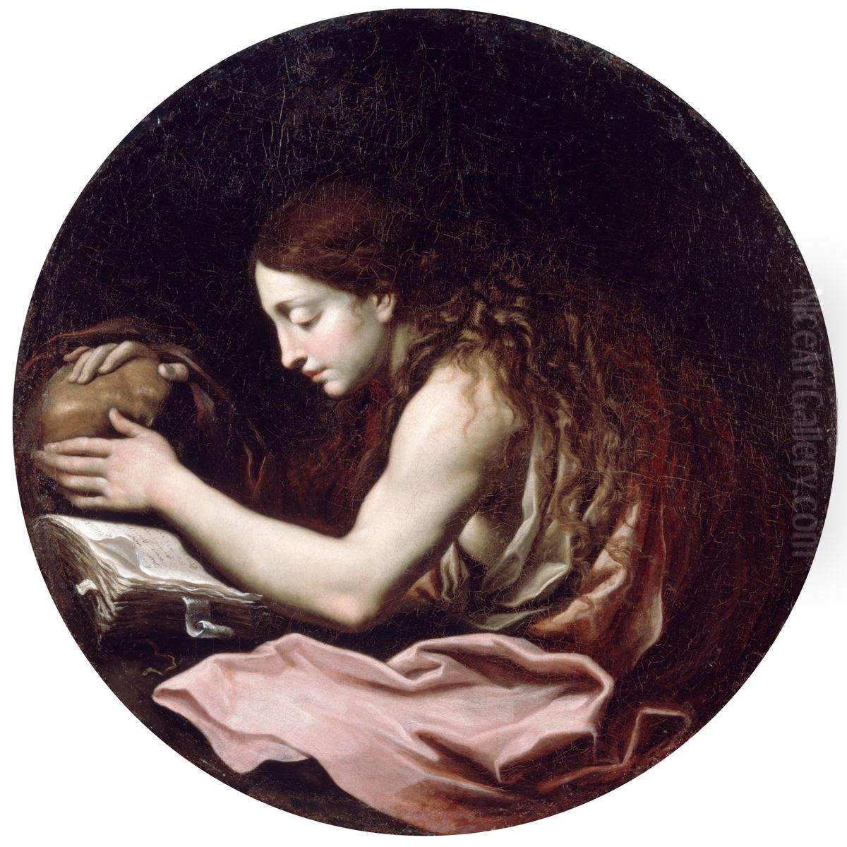 The Penitent Magdalen Oil Painting by Carlo Cignani