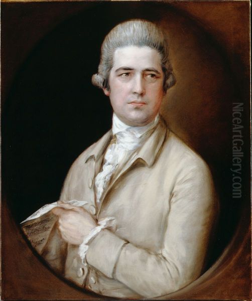 Thomas Linley the elder Oil Painting by Thomas Gainsborough