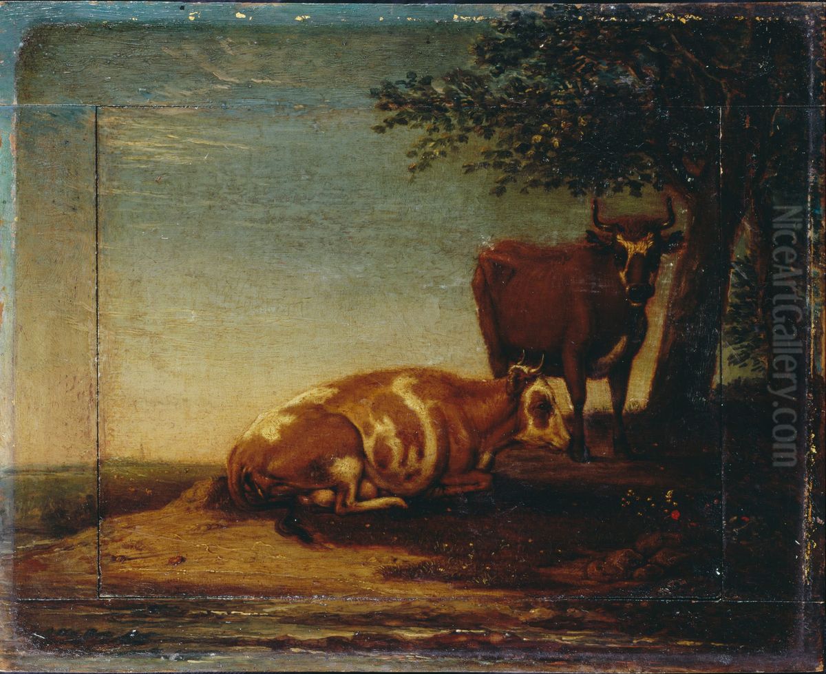Cattle Oil Painting by Paulus Potter