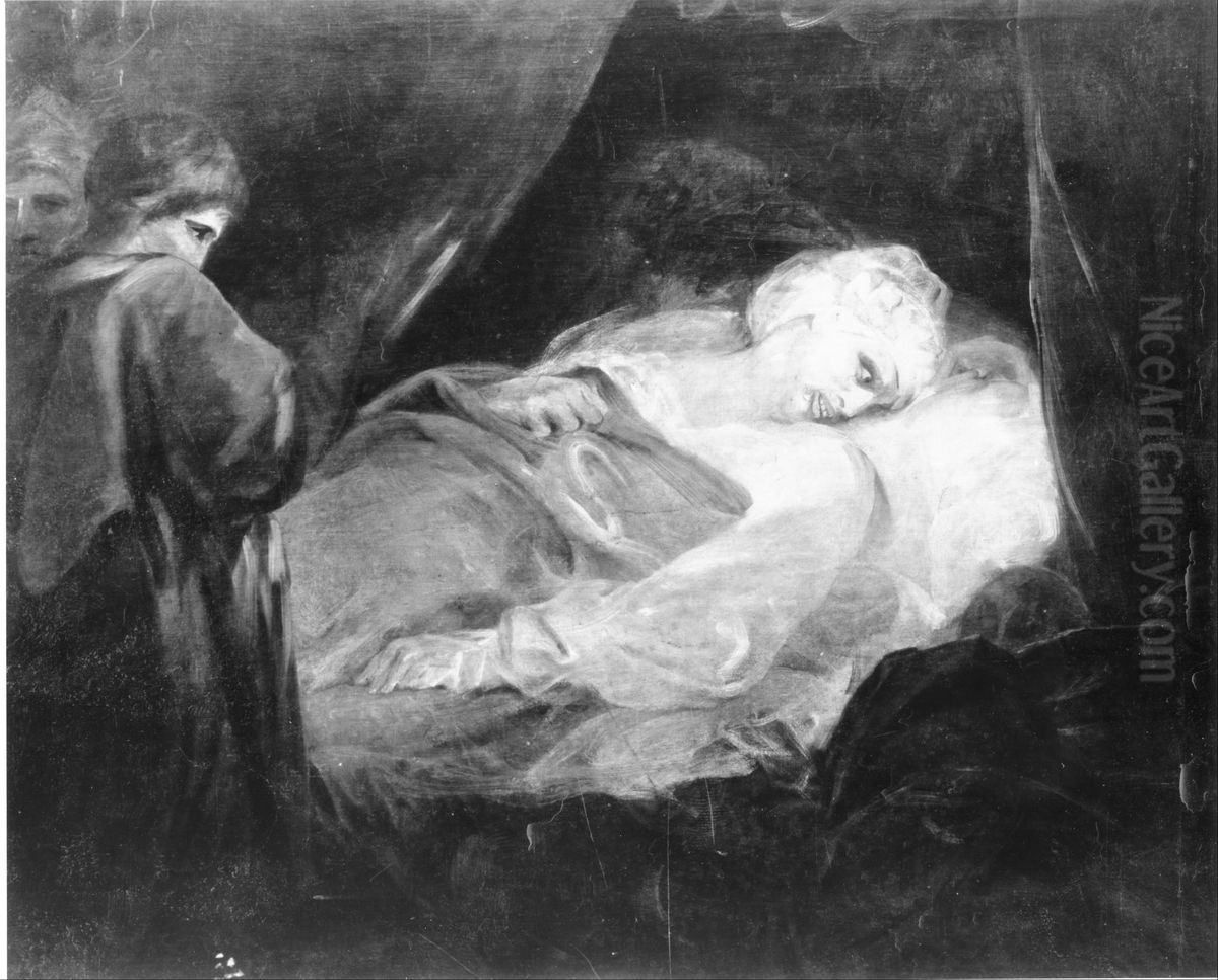 Death of Cardinal Beaufort Oil Painting by Of Sir Joshua Reynolds