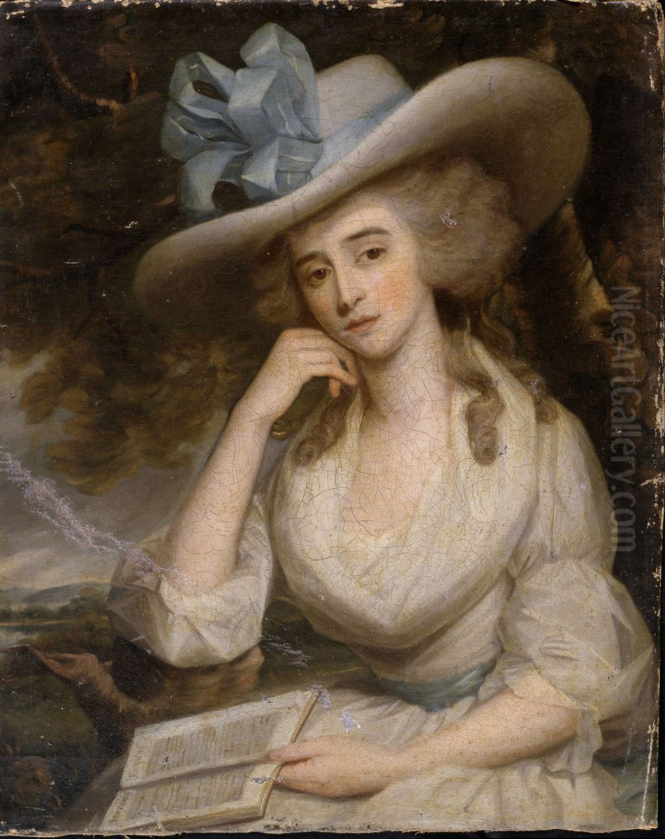 Mrs John Smart I Oil Painting by John Smart of Ipswich‏