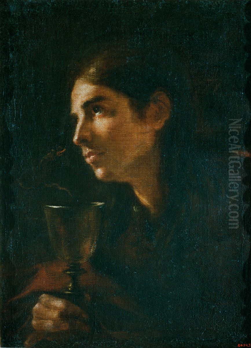 San Juan Evangelista Oil Painting by Mateo Cerezo