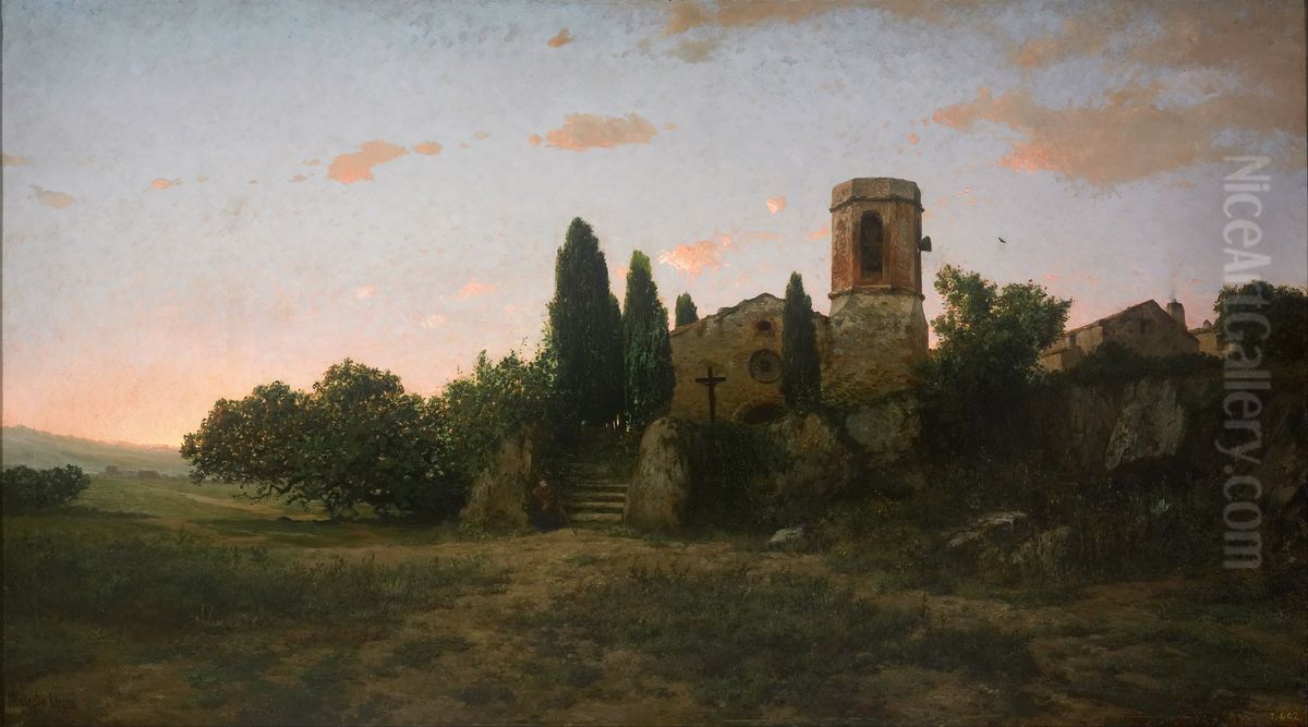 The Bell for Prayer Oil Painting by Modest Urgell