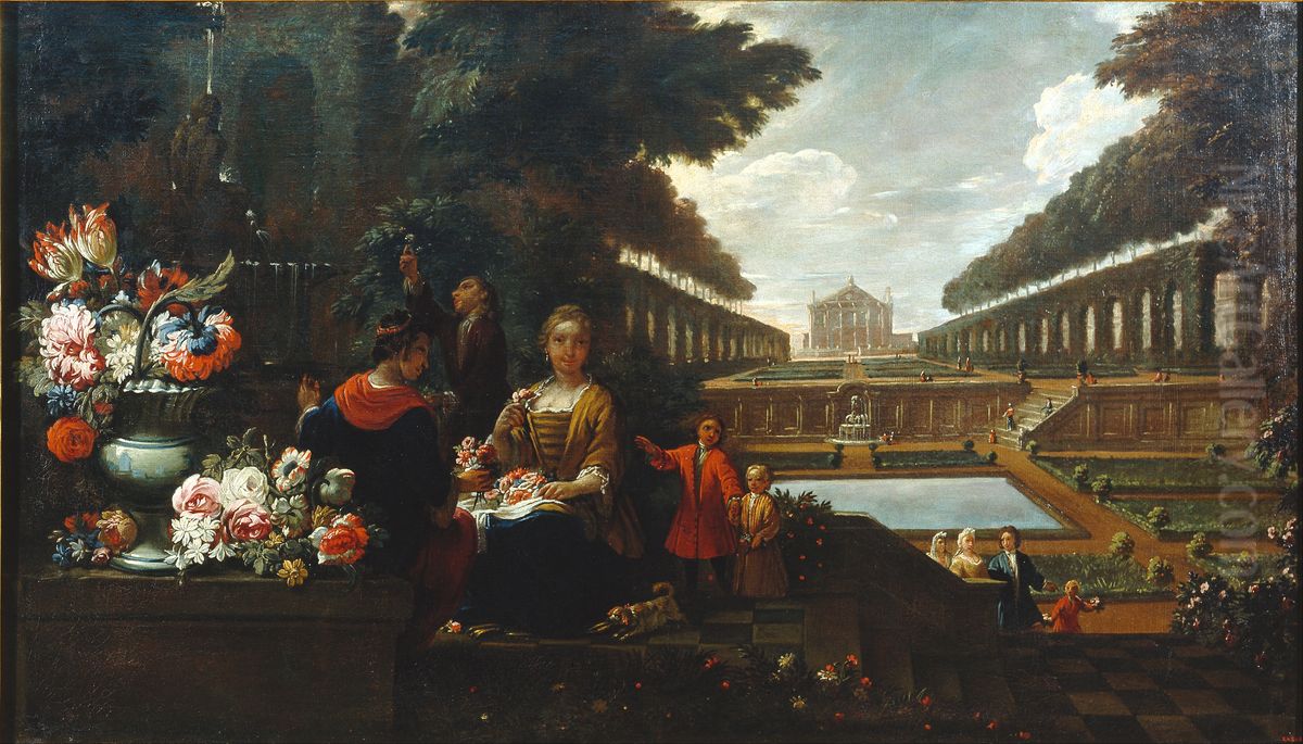 Spring Oil Painting by Antoni Viladomat i Manalt