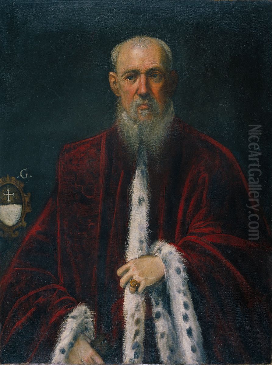 Portrait of the Procurator Alessandro Gritti Oil Painting by Jacopo Tintoretto Portrait of the Procurator Alessandro Gritti Oil Painting by Jacopo Tintoretto