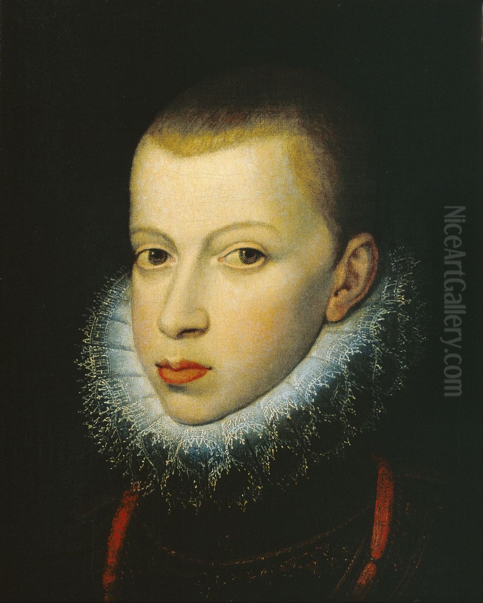 Philip III, Prince Oil Painting by Juan Pantoja de la Cruz