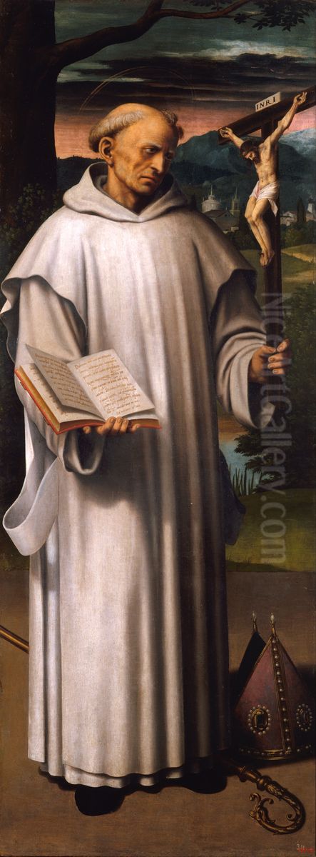 San Bruno Oil Painting by Juan De Juanes