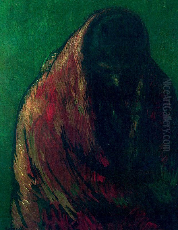 Gitana jove Oil Painting by Isidre Nonell