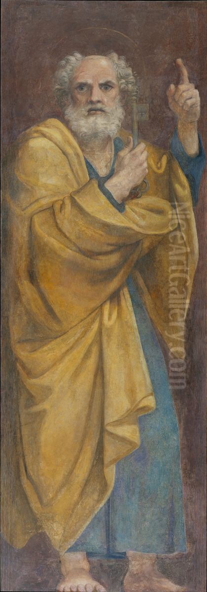Saint Peter Oil Painting by Annibale Carracci