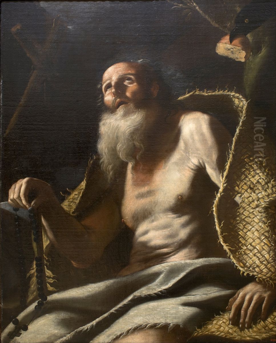 Saint Paul the Hermit Oil Painting by Mattia Preti