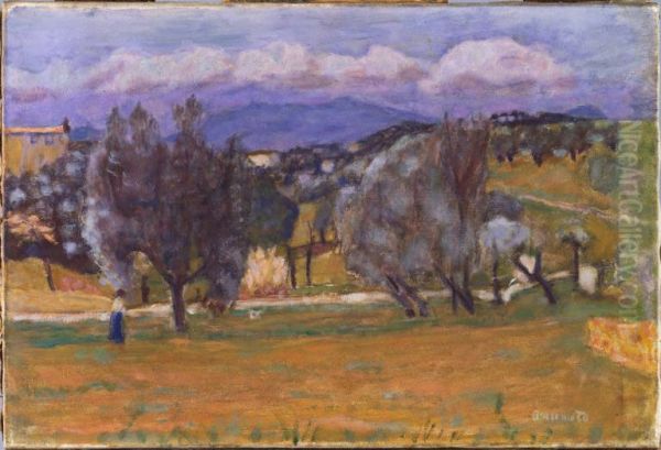 Paysage avec montagne (l'Esterel) Oil Painting by Pierre Bonnard