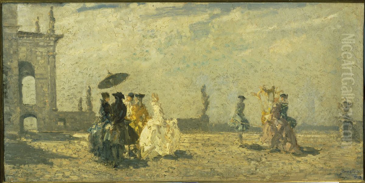 The Rendezvous Oil Painting by Emma Ciardi