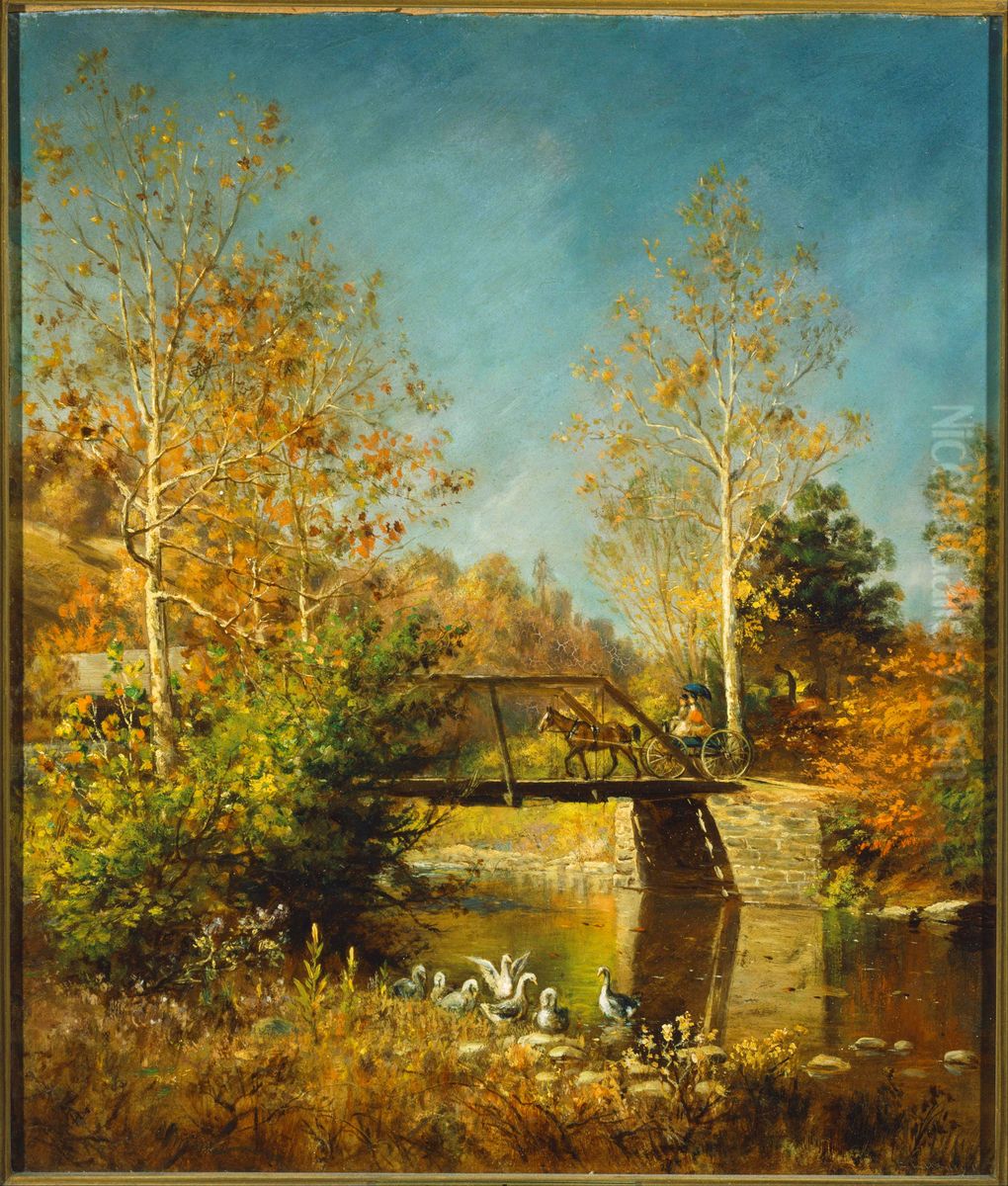 Going to Town Oil Painting by Edward Lamson Henry