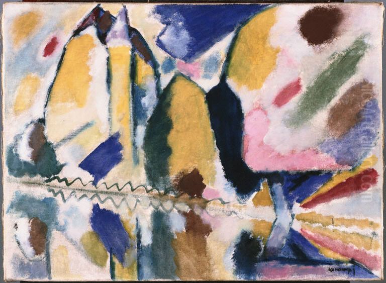 Autumn II Oil Painting by Wassily Kandinsky