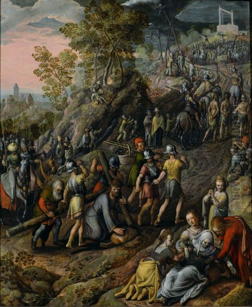 Christ carrying the Cross Oil Painting by Joachim Beuckelaer
