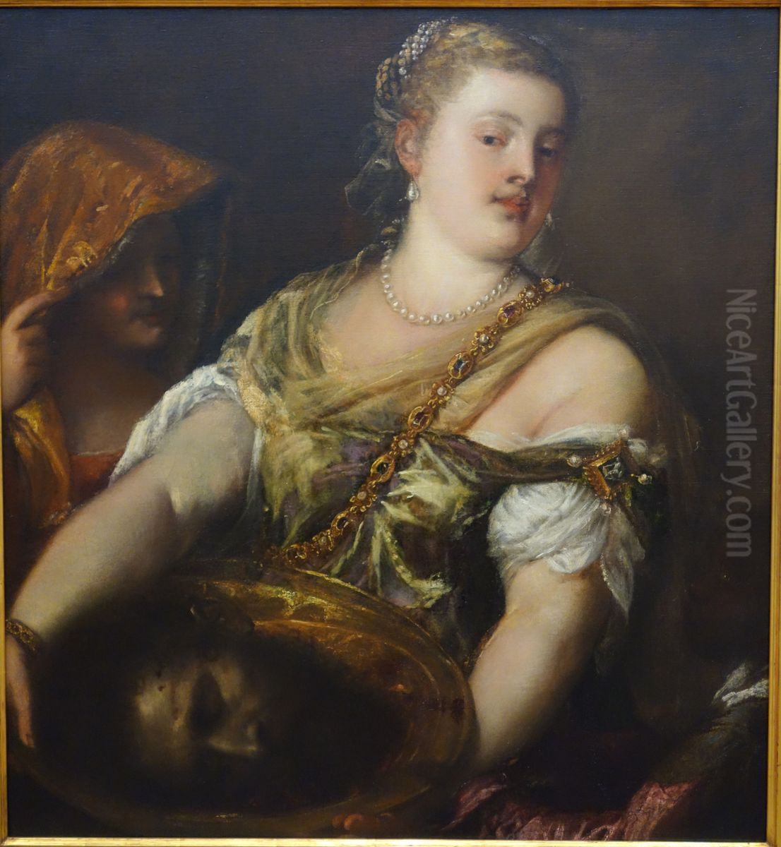 Salome with the Head of John the Baptist Oil Painting by Titian