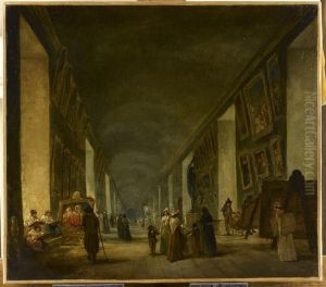 La Grande Galerie du Louvre, entre 1794 et 1796