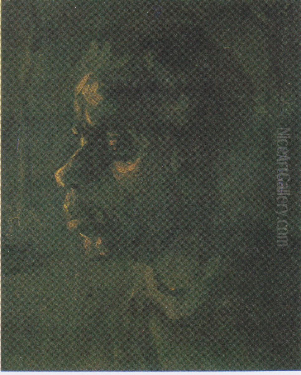 Head of a Peasant-Woman Oil Painting by Vincent Van Gogh