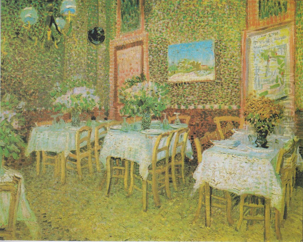 Interieur eines Restaurants Oil Painting by Vincent Van Gogh