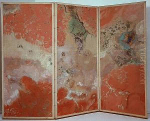 Le paravent rouge (avec Pegase)