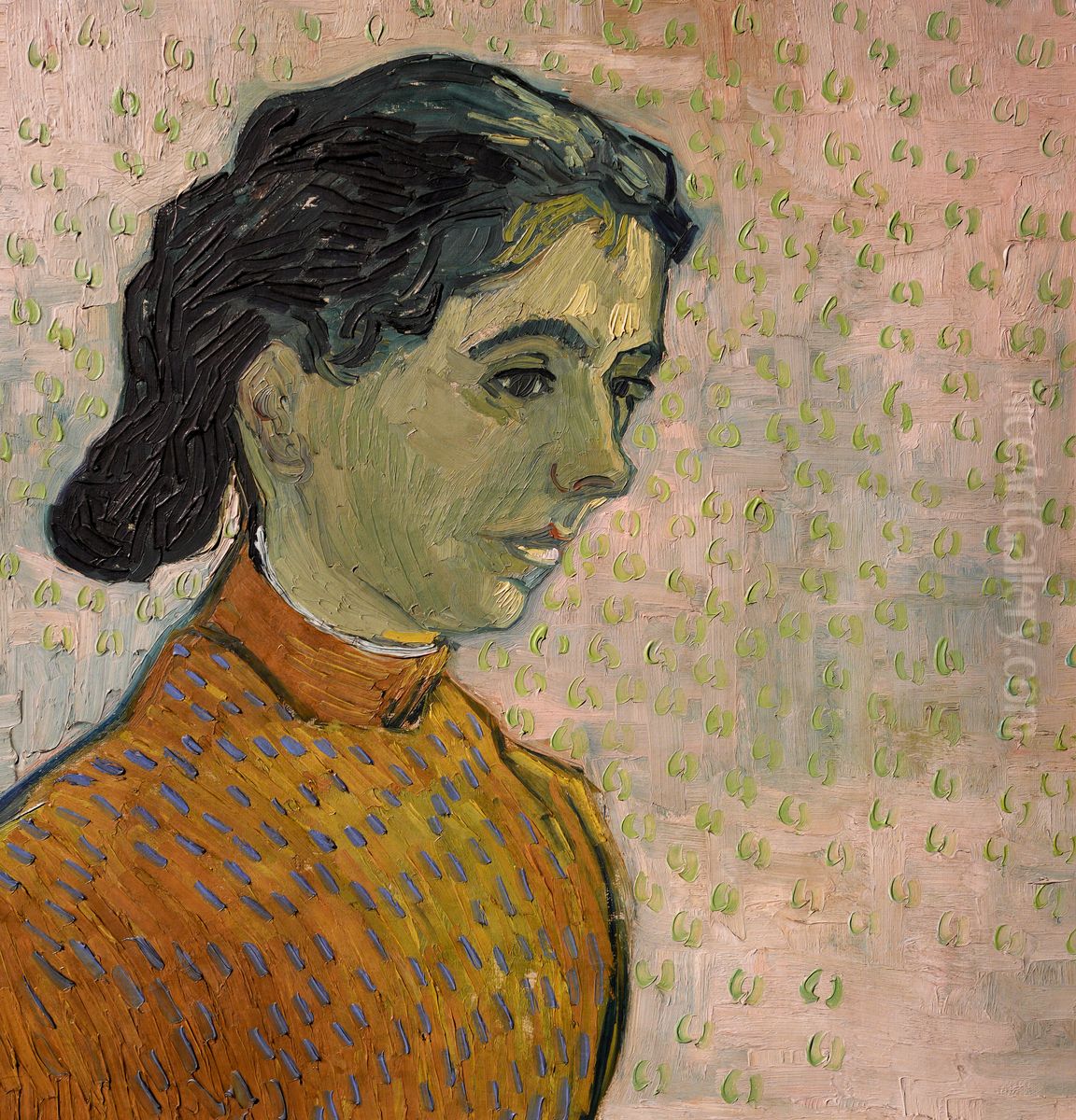 Portret van een jonge dame Oil Painting by Vincent Van Gogh