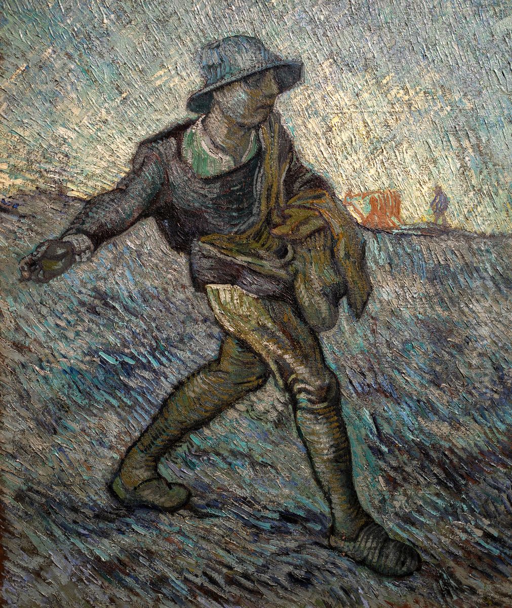 The sower (after Millet) Oil Painting by Vincent Van Gogh